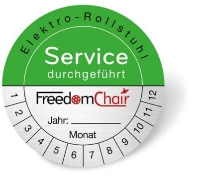 Der GaranDeal ist die erweiterte Herstellergarantie des FreedomChair und sichert die Qualität des Elektro-Rollstuhls.